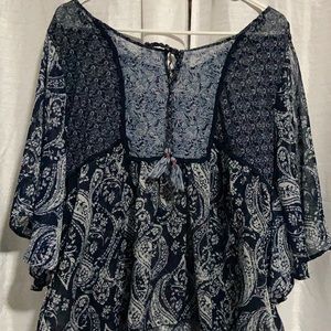 Knox Rose boho flowy shirt